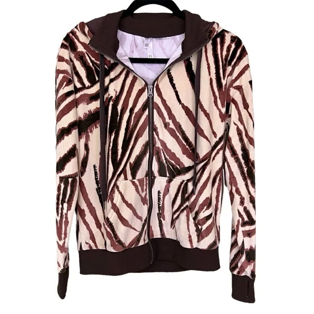 Lularoe Bethany Zip Front Hoodie - Size XS